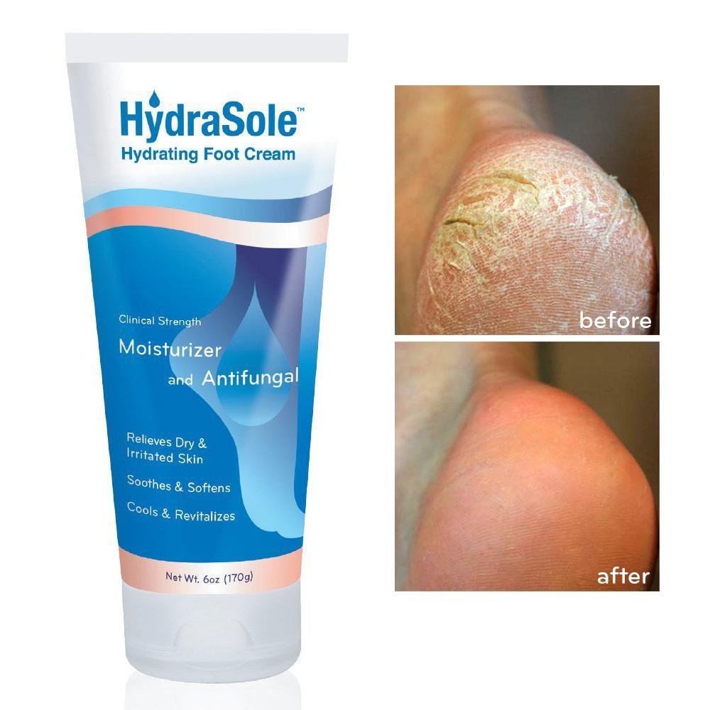 Hydrasole Cracked Heel Foot Cream 6 Ounces Biomed Health And Wellness